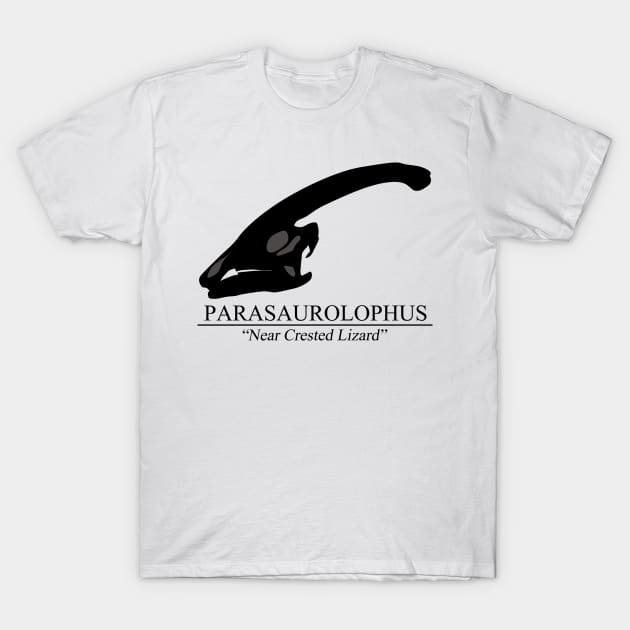 Parasaurolophus Skull T-Shirt by SakuraDragon